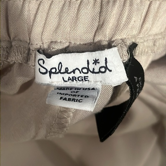 Splendid Woman’s Cream Pant’s Size Large - Picture 8 of 9